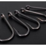 Риболовні Гачки "Hirisi" PTFE Coated з вигнутим цівком та прямим жалом 15 шт