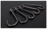 Риболовні Гачки "Hirisi" PTFE Coated з вигнутим цівком та прямим жалом 15 шт
