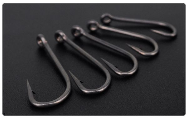 Риболовні Гачки "Hirisi" PTFE Coated з вигнутим цівком та прямим жалом 15 шт