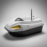 Прикормочний кораблик-катамаран для риболовлі з GPS з 1 бункером білий - Зображення 2