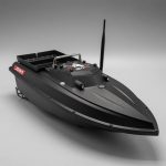 Швидкіский прикормочний кораблик для риболовлі з GPS з 1 бункером чорний - Зображення 4