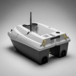 Прикормочний кораблик-катамаран для риболовлі з GPS з 1 бункером білий - Зображення 3