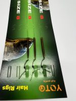 Готовий повідець з волосом , гачок Long Shank Hook 3 шт. - Зображення 4