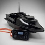 Прикормочний кораблик для риболовлі з GPS на 4 бункера та ехолотом Lucky FF-918