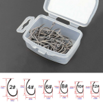 Риболовні гачки Hirisi Barbed Hook 50 шт. - Зображення 11