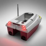 Прикормочний кораблик-катамаран для риболовлі з GPS з 1 бункером білий - Зображення 5