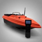 Швидкіский прикормочний кораблик для риболовлі з GPS з 1 бункером помаранчевий - Зображення 6